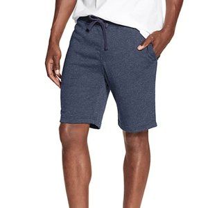 UGG Men's Zavier Terry Cotton Blend Lounge Relaxed Fit Shorts in Navy Size XL